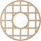 Ekena Millwork O'Neal Wood Fretwork Pierced Ceiling Medallion, Alder, 16"OD x 5 3/4"ID x 1/4"T CMWP16X16X0250ONAL - alternate 4